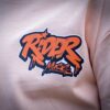 Rider Music Tee Shirt Kids Unisexe Fraiche Pêche Kids Logo Orange