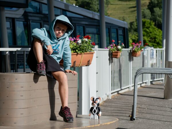 Rider Music Sweat Kids Teal Monstera Logo Vert/Bleu Rider Music Sweat Kids Teal Monstera Logo Vert/Bleu