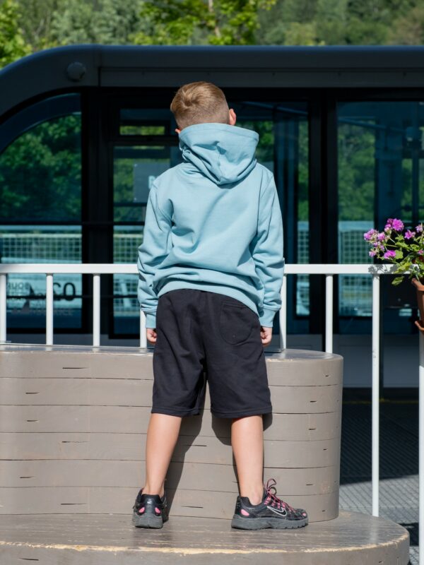 Rider Music Sweat Kids Teal Monstera Logo Vert/Bleu Rider Music Sweat Kids Teal Monstera Logo Vert/Bleu