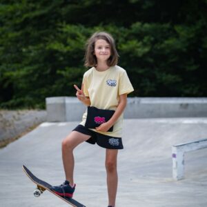 Rider Music Tee Shirt Unisexe Kids Butter Logo Blanc