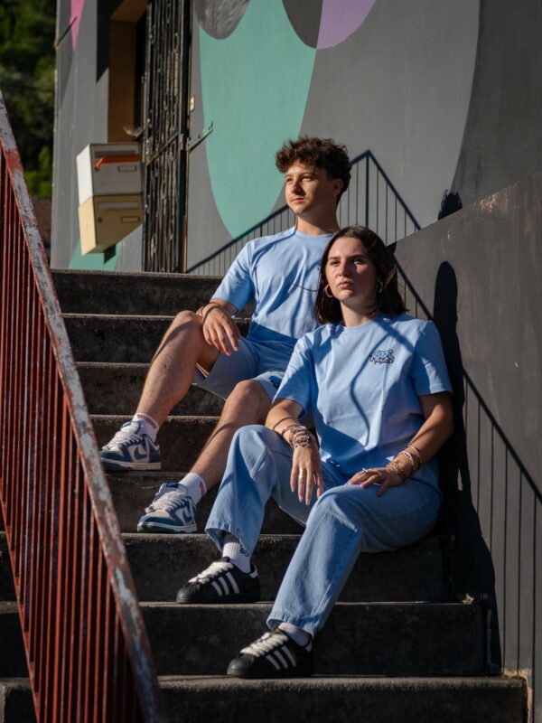 Rider Music Tee Shirt Unisexe Blue Soul Logo Bleu Rider Music Tee Shirt Unisexe Blue Soul Logo Bleu