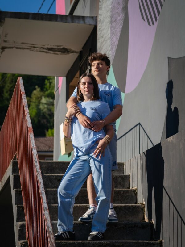 Rider Music Tee Shirt Unisexe Blue Soul Logo Bleu Rider Music Tee Shirt Unisexe Blue Soul Logo Bleu