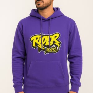 Rider Music Sweat Unisexe Purple Love Logo Jaune