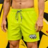 Rider Music Short de Bain Homme Line Punch Logo Blanc