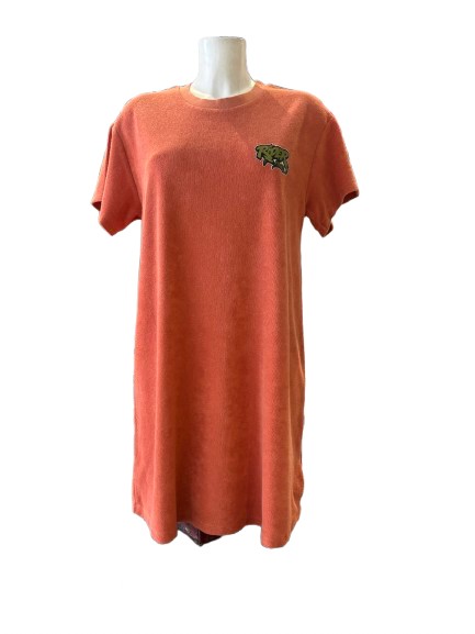 Rider Music Robe Tee Shirt Éponge Femme Pomelo