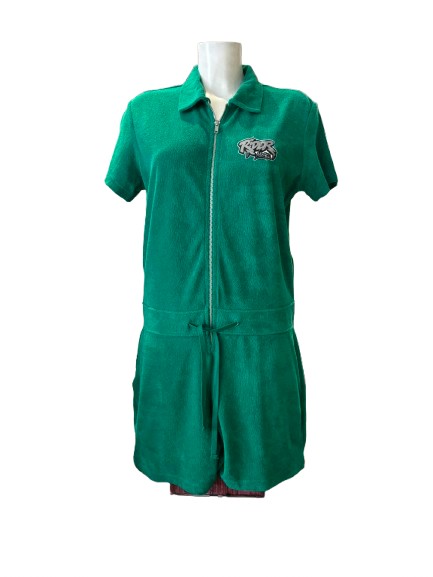 Rider Music Combi-Short Malachite Green Logo Gris