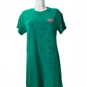 Rider Music Robe Éponge Femme Malachite Logo Gris