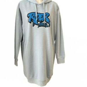 Rider Music Robe Sweat Femme Aquamarine Logo Bleu