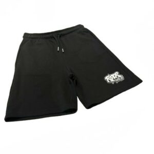 Rider Music Short Unisexe Kids Noir Logo Blanc