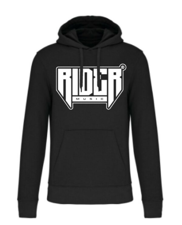 Rider Music Sweat Original Noir Logo Blanc
