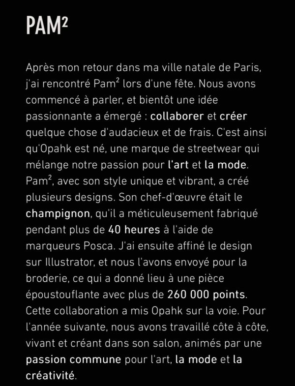 Opahk x Pam² Sweat à capuche Champignon