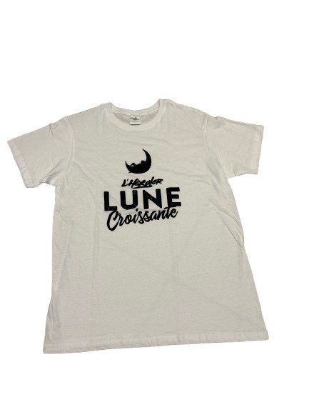 Hexaler Tee-shirt "Lune Croissante" Blanc