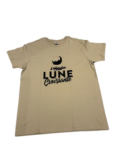 Hexaler Tee-shirt "Lune Croissante" Beige