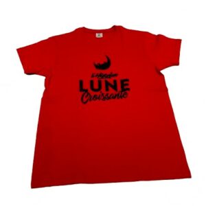 Hexaler Tee-shirt "Lune Croissante" Rouge