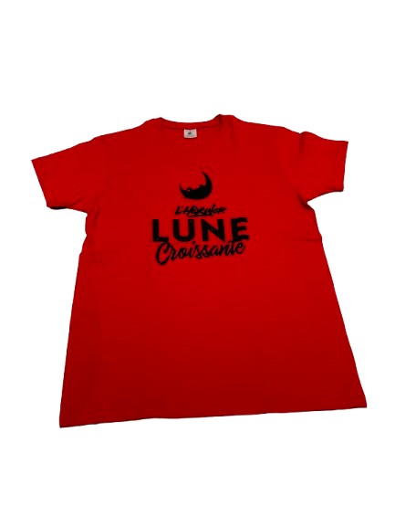 Hexaler Tee-shirt "Lune Croissante" Rouge