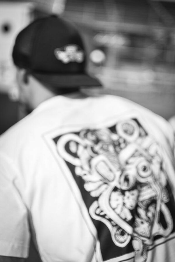 Opahk Tee Shirt Blanc Coeur Valérian