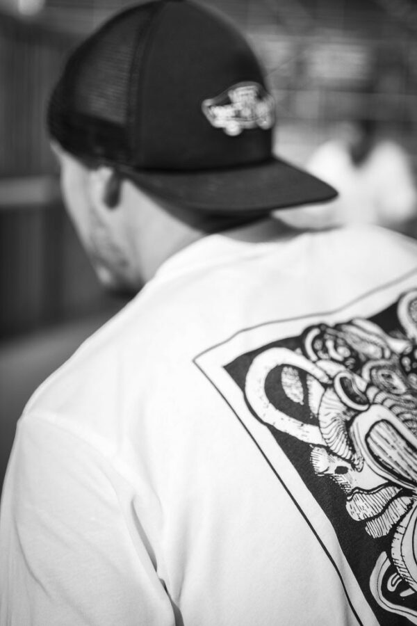 Opahk Tee Shirt Blanc Coeur Valérian