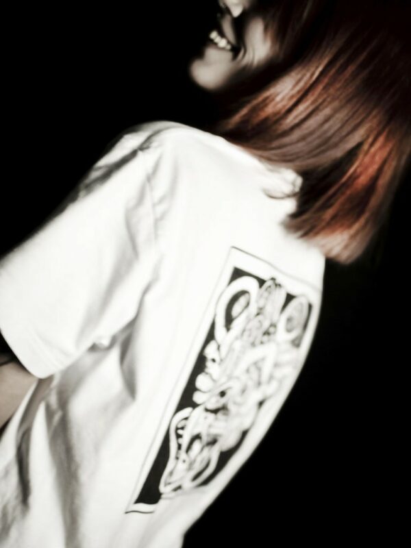 Opahk Tee Shirt Blanc Coeur Valérian