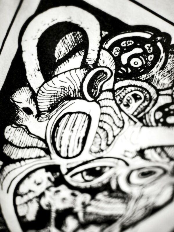 Opahk Tee Shirt Blanc Coeur Valérian