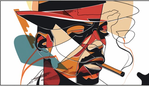 SAC2-065 150X80 cm Dibond sans encadrement