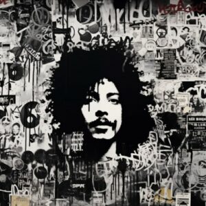 SAC2-058 75X50 cm Dibond avec encadrement petite caisse américaine noire