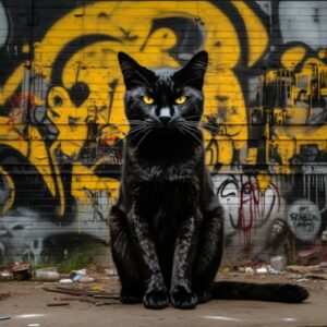 SAC2-035 100X100 cm Dibond avec encadrement petite caisse américaine noire